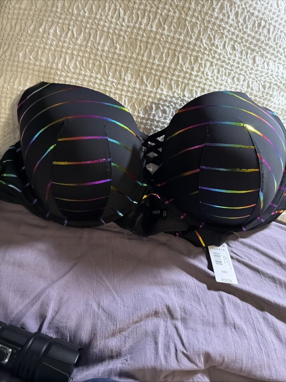 torrid xl plunge push up bra